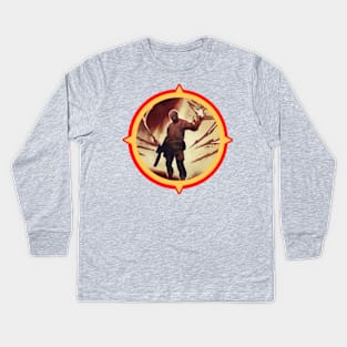 Pyromancer Feed The Flames Logo Kids Long Sleeve T-Shirt